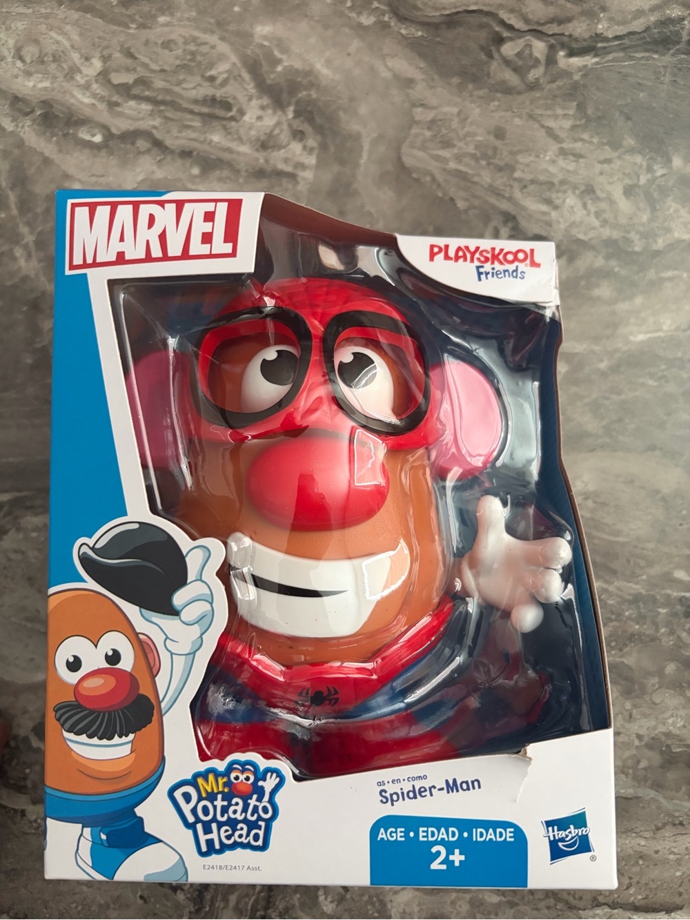 Marvel Playskool Friends Mr. Potato Head Spider-Man Figure - Red, Brown, White
